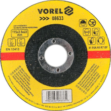 Vorel fémtárcsa 115 x 22 x 2,5 mm csiszolókorong és vágókorong