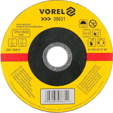 Vorel fémvágó korong 125 x 22 x 1,0 mm csiszolókorong és vágókorong