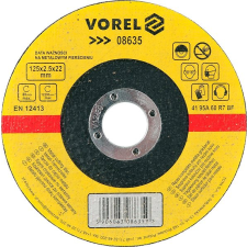 Vorel fémvágó korong 125 x 22 x 2,5 mm csiszolókorong és vágókorong
