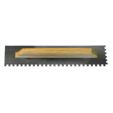 Vorel Glettvas 120 x 500 mm magyar fogazott 10 x 10 mm kőműves és burkoló szerszám