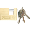 Vorel Lakat 50 mm biztonsági sárgaréz ( colU col lakat) (77210)