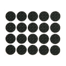 Vorel Öntapadós csúszásgátlós bútorláb alátét kerek fekete 20 mm (20 db) bútor