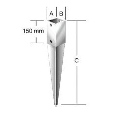  VORMANN PADLÓHÜVELY 71402 91X91X750MM építőanyag