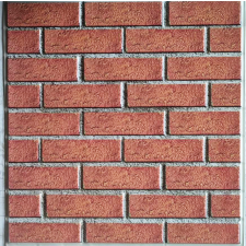  Vörös tégla, 3D öntapadós falpanel dekorburkolat