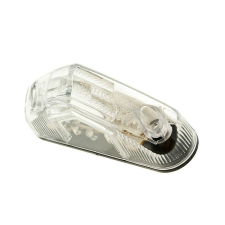 Vparts Hátsó fényszóró LED átlátszó 83x22mm, rendszámtábla megvilágítás E-JELZETT univerzális motorkerékpár fényszóró