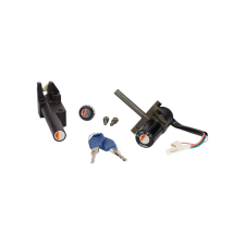 Vparts Zár szett / gyújtáskapcsoló - Aprilia Leonardo 125, 150 (96-01) egyéb motorkerékpár alkatrész