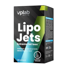 Vplab - LipoJets 100 caps. - Termogenikus anyagcserefokozó vitamin és táplálékkiegészítő