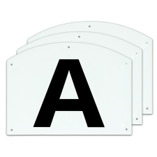 Vplast Díjugrató betűk A / B / C 27 x 20 cm, ló, képzési eszközök lófelszerelés