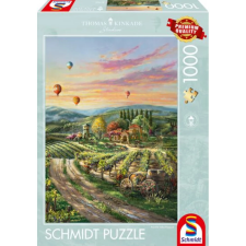Vtech SCHMIDTSPIELE Puzzle játék 1000 darabos Thomas Kinkade Peaceful Valley Vineyard puzzle, kirakós
