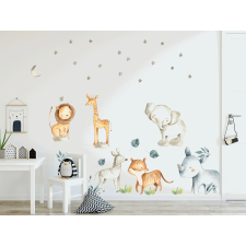  Vulpi Gyermek falmatricák Safari 100x50 cm gyerekszoba dekoráció
