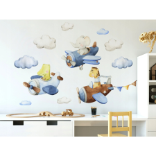 Vulpi Gyermek falragaszok Uniqe Planes 100x60 cm gyerekszoba dekoráció