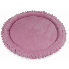 Vulpi Vulpi Játszószőnyeg fodrokkal Fancy+ Velvet 120 cm Szín: rózsaszín játszószőnyeg