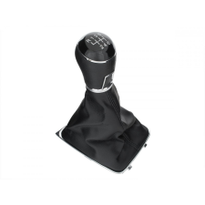  VW Golf VII 2012- FEKETE sebességváltó gomb + 6-SEBESSÉGES Váltószoknya váltógomb