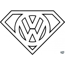  VW Superman matrica matrica