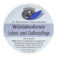 W.LEBER-UND GALLENPFLEGE TABLETTA 60 DB gyógyhatású készítmény