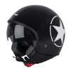 W-Tec Bukósisak robogóra W-TEC FS-710S Revolt Black fekete csillaggal XS (53-54)