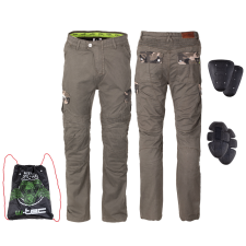 W-Tec Férfi motoros nadrág W-TEC Shoota olivazöld XXL motoros nadrág