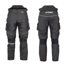 W-Tec Férfi motoros nadrág W-TEC Thollte M fekete motoros nadrág