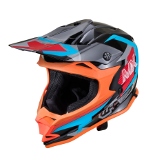 W-Tec Motocross bukósisak W-TEC V321 Midnight Fire L(59-60) bukósisak