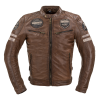 W-Tec Motoros bőrdzseki W-TEC Milano barna 6XL