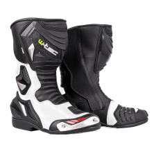 W-Tec Motoros csizma W-TEC Arkus fekete-fehér 41 motoros csizma