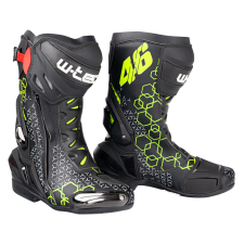 W-Tec Motoros csizma W-TEC Reaper fekete-zöld 45 motoros csizma