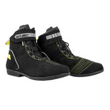 W-Tec Motoros csizma W-TEC Sixtreet fekete-zöld 47 motoros csizma