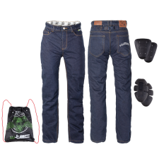 W-Tec Motoros farmer nadrág W-TEC Resoluto kék M motoros nadrág