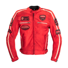 W-Tec Motoros kabát W-TEC Patriot Red piros S motoros kabát