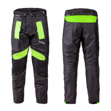 W-Tec Motoros nadrág W-TEC Rusnac fekete-zöld 4XL motoros nadrág