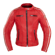 W-Tec Női motoros bőrdzseki W-TEC Umana piros S motoros kabát