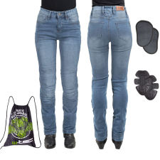 W-Tec Női motoros farmer W-TEC Lustipa kék XXL motoros nadrág