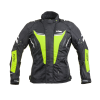 W-Tec Női motoros kabát W-TEC Brandon Lady fekete-fluor sárga XL