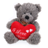 W-web Bootsy - plüss maci szívvel - 28cm