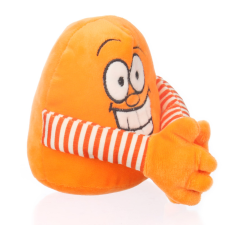 W-web Kacagó plüss labda - narancssárga plüssfigura