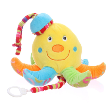 W-web Zenélő baby plüss - polip - 26cm plüssfigura