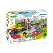 Wader Kid Cars Mega Három emeletes garázs 7.4m (50320) (wa50320) autópálya és játékautó