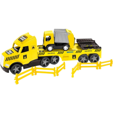Wader Magic Truck Technic tow - játék kamion kukásautóval - Wader autópálya és játékautó
