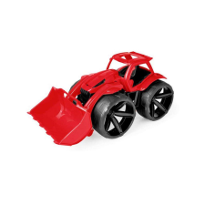 Wader Maximus Traktor piros színben 68cm-es autópálya és játékautó