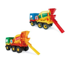 Wader : middle truck betonkeverő autó, 40 cm - többféle autópálya és játékautó