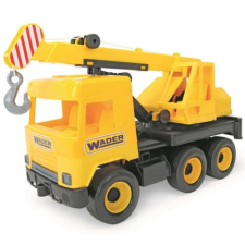 Wader Middle Truck: Darus autó 43 cm sárga – Wader autópálya és játékautó