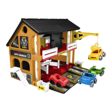 Wader : Play House Emeletes Autószerviz 3 darab kisautóval (25470) játékfigura