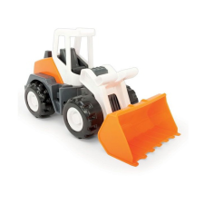 Wader Tech Truck buldózer - Fehér/narancs autópálya és játékautó