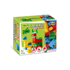 Wader : Wader: Kids Blocks építőelemek - 50 db-os - Építőjátékok barkácsolás, építés
