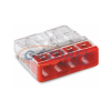 WAGO Compact vezeték összekötő kötődobozhoz 4 x 0,5 - 2,5mm2 (4 vezetékes)