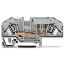 WAGO HUNGÁRIA Kft. 2 vezetékes biztosító sorkapocs, szürke, Wago 282-696 villanyszerelés