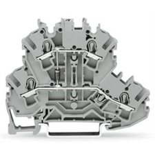 WAGO HUNGÁRIA Kft. WAGO 2002-2211/1000-410 Alkatrész-sorkapocskétemeletes, szürke villanyszerelés