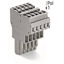 WAGO HUNGÁRIA Kft. Wago 2 vezetékes anyacsatlakozó, szürke (769-126) villanyszerelés