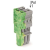WAGO HUNGÁRIA Kft. WAGO 769-103/000-037 1 vezetékes anyacsatlakozózöld-sárga, szürke