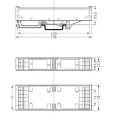 WAGO HUNGÁRIA Kft. WAGO OLDALSÓ BORÍTÁS 2-ES MÉRET villanyszerelés